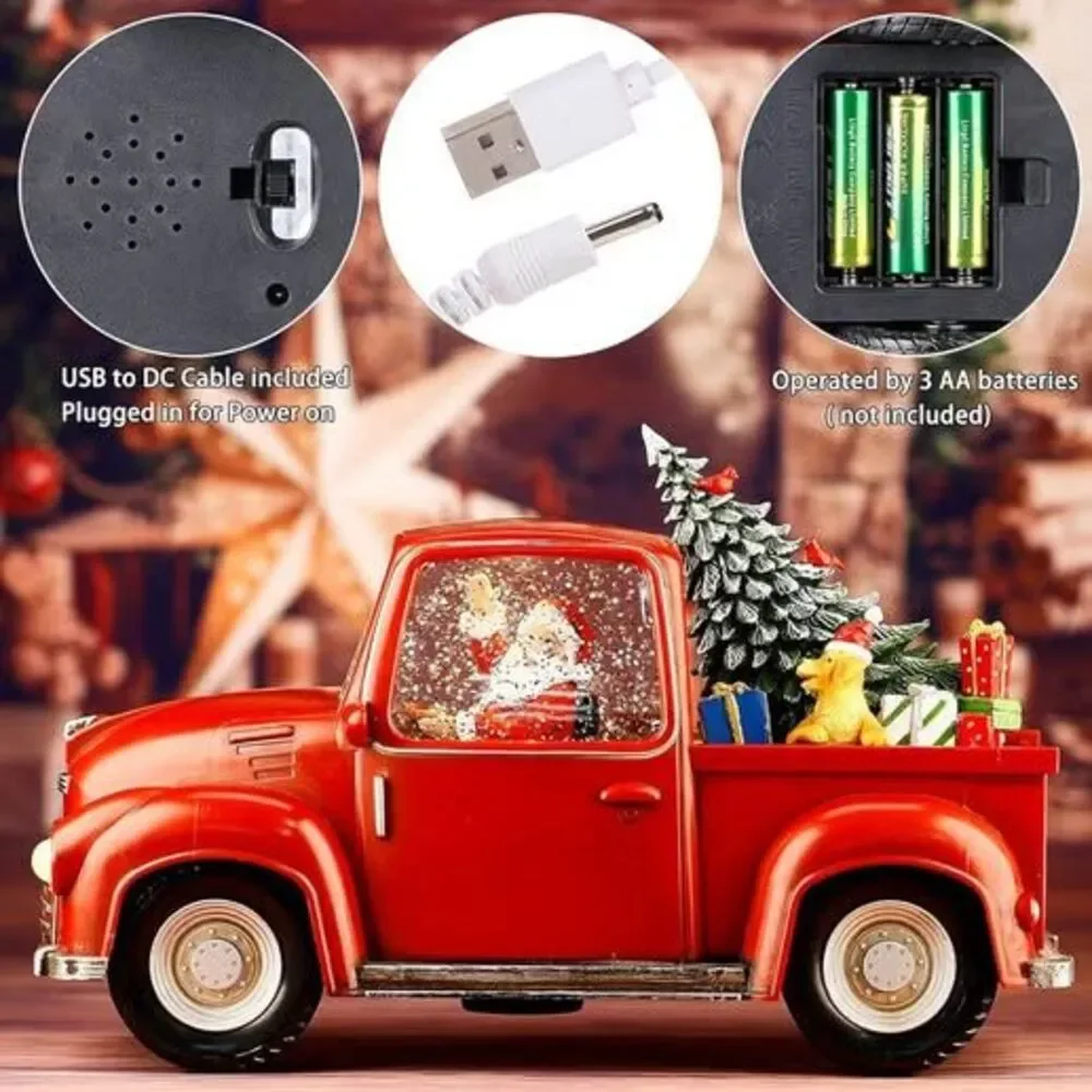 Vintage  Lighted Truck Decor, 11.3